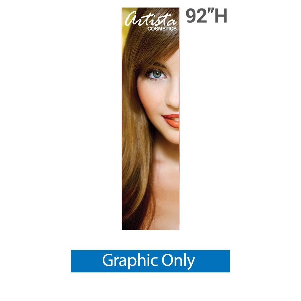 24 in. SilverStep Retractable Banner Stand — Graphic Only / 92 inches